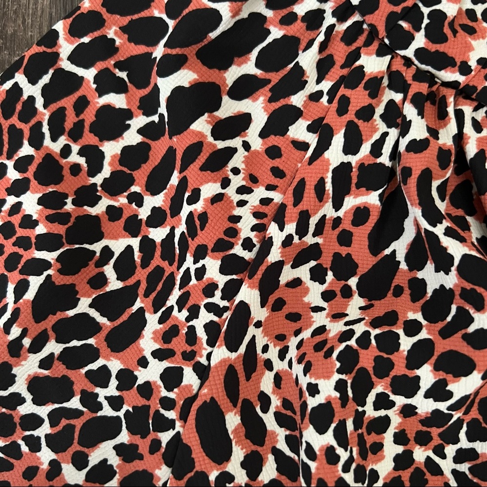 Scoop Animal Print Max Dress with Waist Ties - Picture 3 of 14